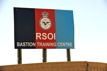 Troops undertake RSOI training. Cpl Si Longworth RLC (phot)